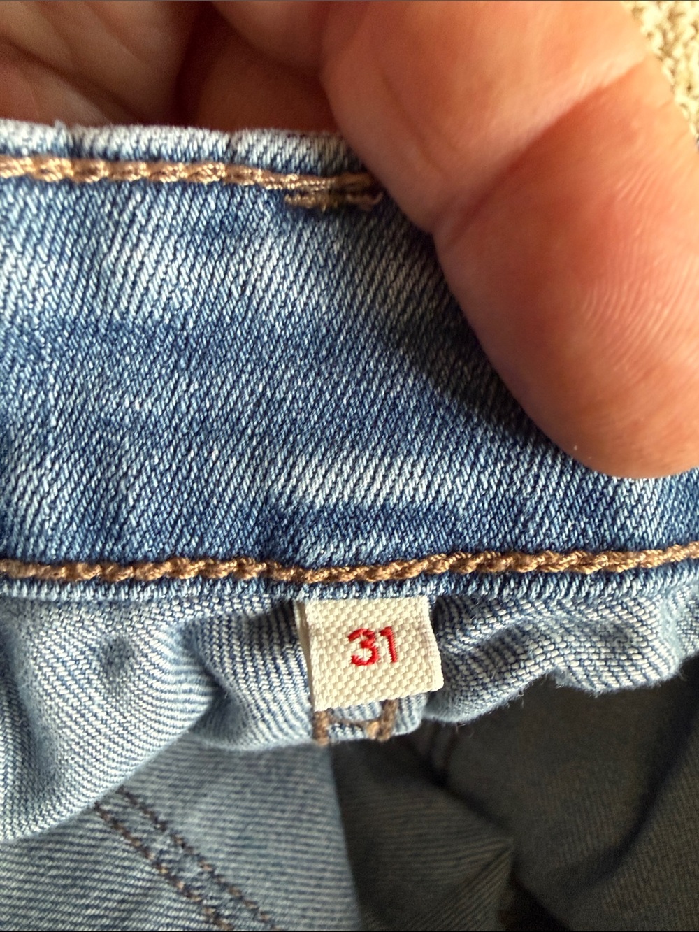 Women's Light Blue Denim Jean Shorts - Picture 3 of 3